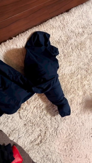 猫が入った上着