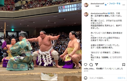 横綱・照ノ富士の土俵入り