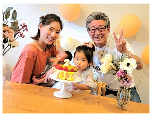 布川敏和と孫娘