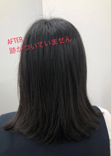結び跡の付かないヘアゴムの使い方