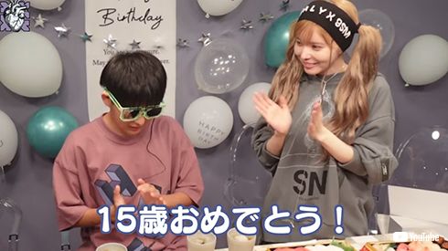 益若つばさと息子のりおん