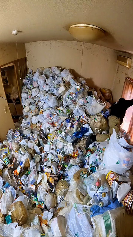 これから片付けるごみ屋敷・片付けオンライン