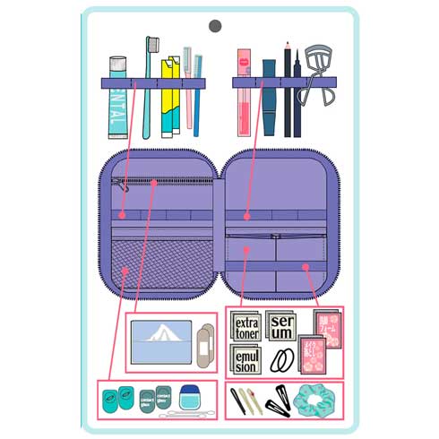 ワークマン女子 ポーチ コスプレイヤー 化粧品 アクセサリー 収納