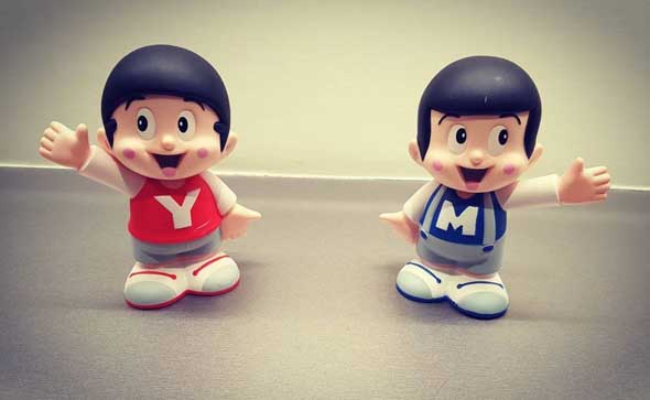 ヤン坊 マー坊 ヤンマー マスコットキャラクター