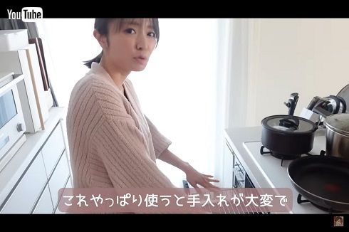 キッチンの後悔を語る紺野あさ美