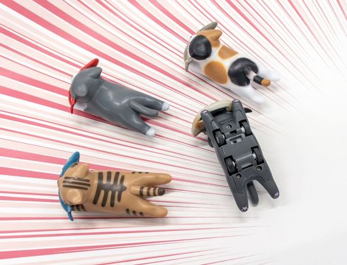 猫　カプセルトイ