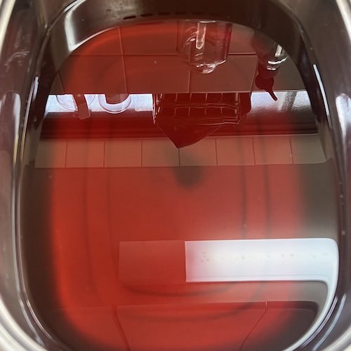 アボカドの種と皮の染液1