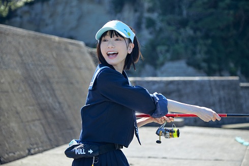 ドラマ「放課後ていぼう日誌」で帆高夏海を演じる池間夏海