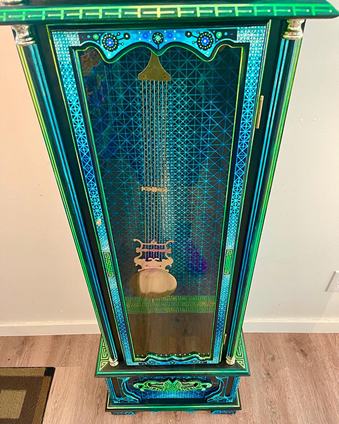 古時計 ハンドペイント リメイク