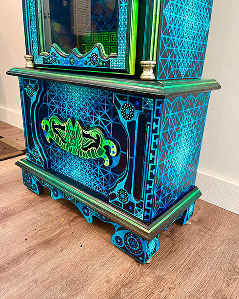 古時計 ハンドペイント リメイク