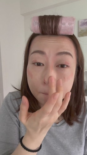 リップだけでメイク