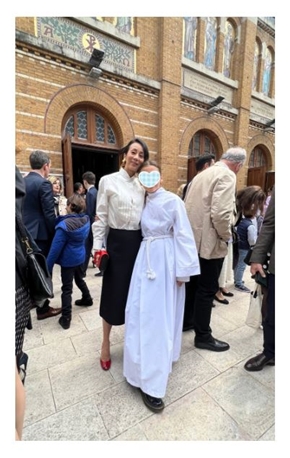 中村江里子と娘