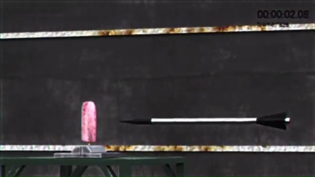 あずきバーに砲弾を撃ち込む動画が“そんなわけなさ過ぎる結果”で爆笑　「実戦配備しないと」「棒の部分どうなってんだよ」