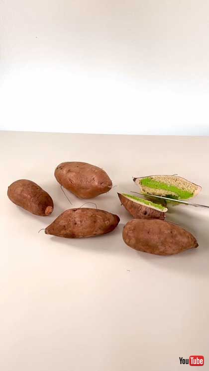 本物 偽物 フェイク リアル ケーキ スイートポテト さつまいも