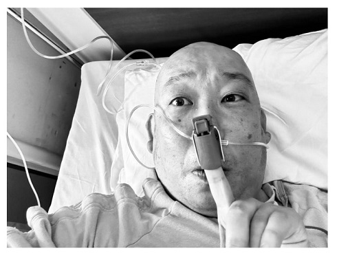 手術を報告する坂本ちゃん