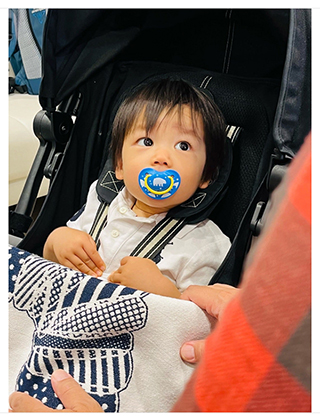 入院するだいたさんを見送る息子