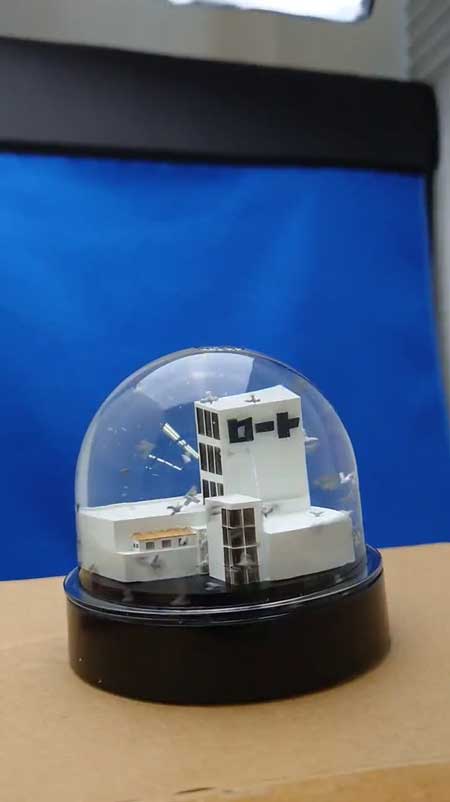 ハトが舞う スノードーム ロート製薬 オープニングキャッチ 再現