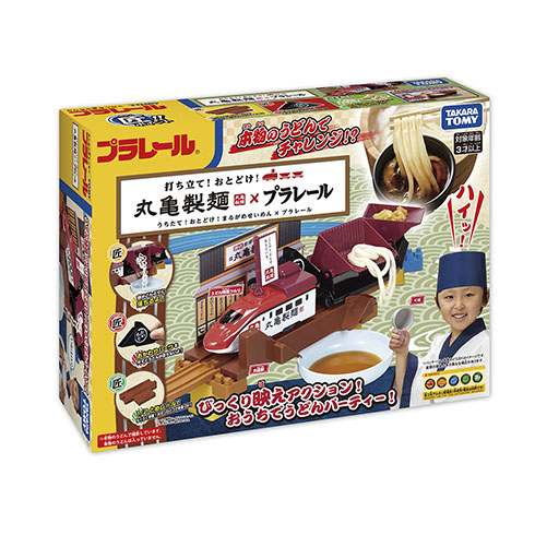 「丸亀製麺×プラレール」・商品パッケージ