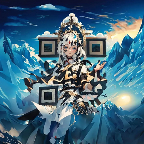 AIイラスト 生成AI QRコード