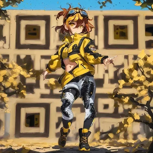 AIイラスト 生成AI QRコード