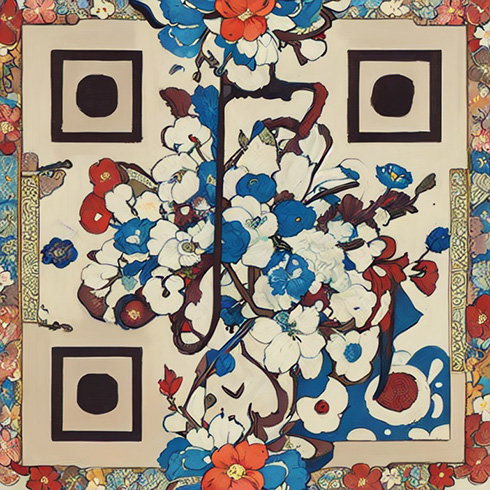 AIイラスト 生成AI QRコード