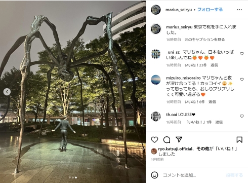 六本木にいるマリウス葉