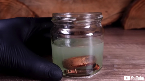 錆びたライターの修復