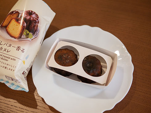 ローソン「焦がしバター香るカヌレ」の中身