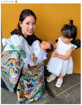 布川敏和が孫のお宮参りを報告