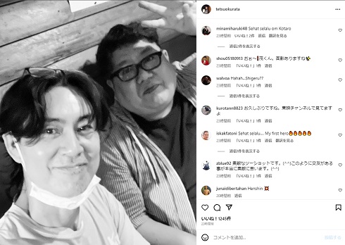 「仮面ライダーBLACK RX」倉田てつをと井上豪