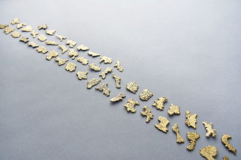 ゼンリン「都道府県ピンバッジ」・イメージ