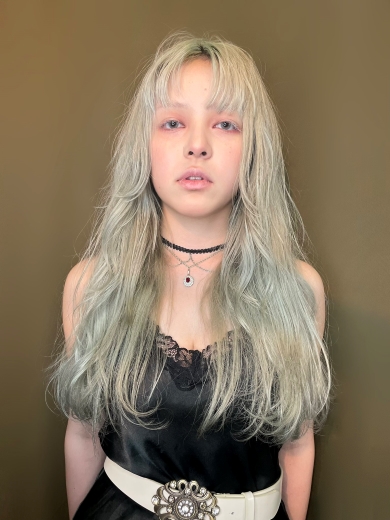 ハーフモデルのようなかっこいい雰囲気に