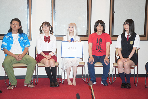 舞台「あの花」製作発表にメインキャスト登壇