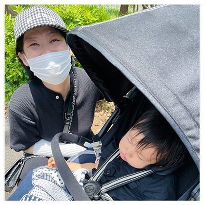 退院時の2ショット