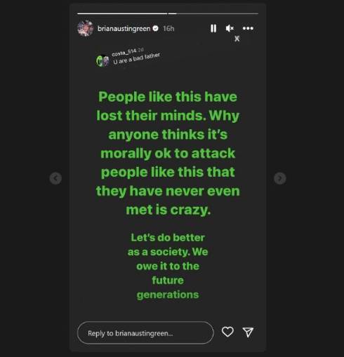 ブライアン・オースティン・グリーンが批判にコメント