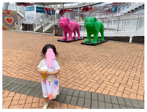 香港での光上せあらの娘