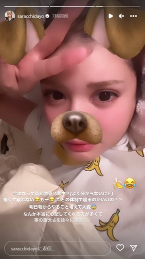 衝突事故を報告する紗蘭