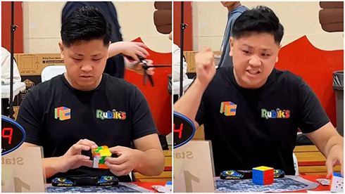 ギネス ルービックキューブ 世界記録