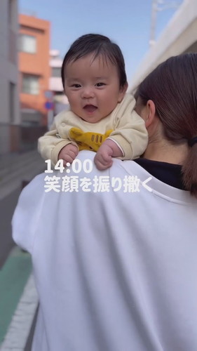 「僕の生後2ケ月ルーティーン」