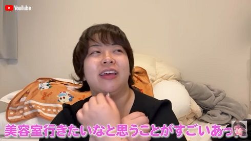 ウィッグを外した状態の餅田コシヒカリ