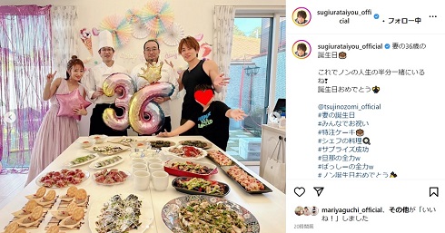 辻希美の36歳バースデーをサプライズでお祝い