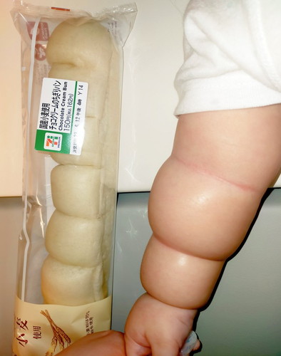 「ちぎりパンとのコラボ写真」