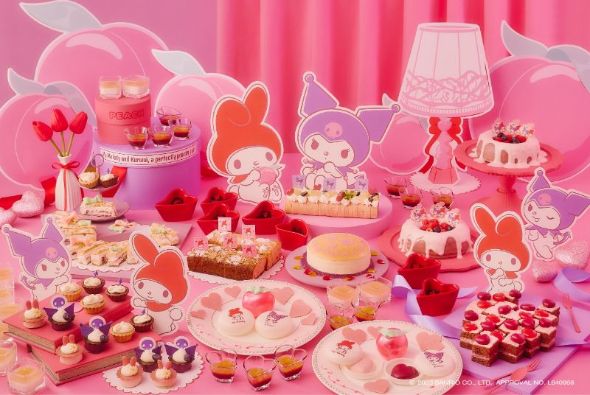 「マイメロディ＆クロミのもっと桃気分 Peach Sweets Buffet」