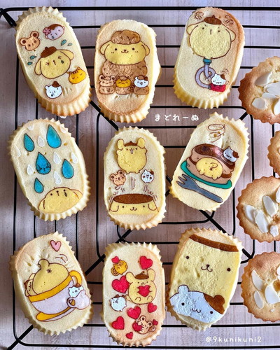 ポムポムプリンのマドレーヌ