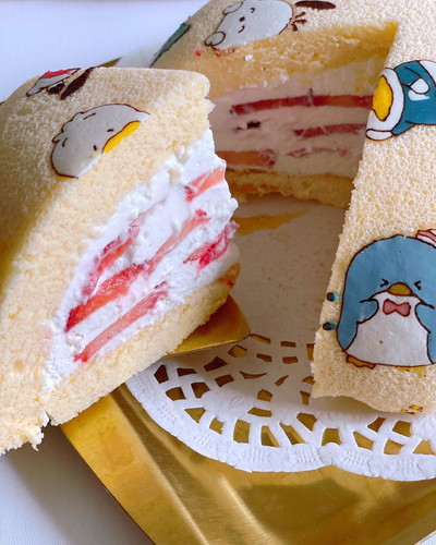 はぴだんぶいの「まぁるいお山ケーキ」