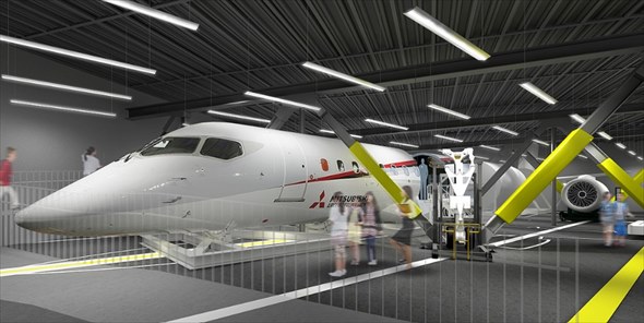 三菱重工業 MRJミュージアム SpaceJet　閉館
