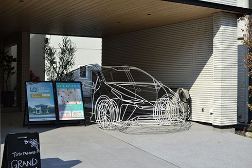 ワイヤーフレームカー・プリウス・運転席側