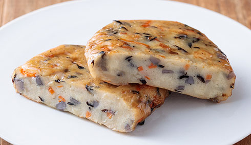 大豆でつくった 根菜天・シズルバージョン