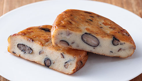 大豆でつくった 黒豆天・シズルバージョン