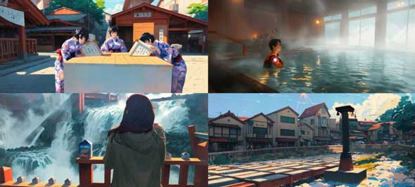 草津温泉 AI 推進プロジェクト 観光PR動画 動画生成 Kaiber 活用 COOTS 草津温泉観光協会